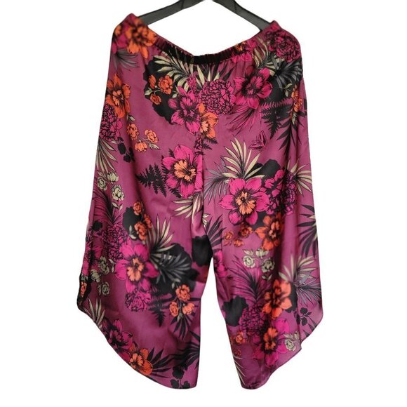 Midnight Bakery Floral Satin PJ Set Women Size Large - Picture 7 of 12